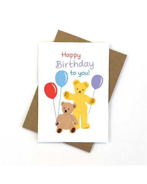 Candlebark Big Ted and Little Ted Card