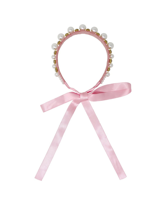 Pink Poppy Claris Jewelled Pearl Headband