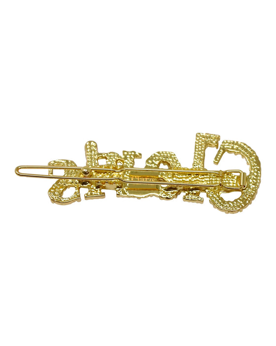 Pink Poppy Claris Fashion Gold Pearl Hair Clip