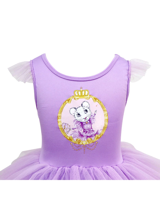 Pink Poppy Claris Fashion Tulle Dress Purple Size 5-6