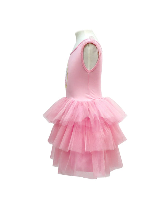 Pink Poppy Claris Fashion Tulle Dress Pink Size 5-6