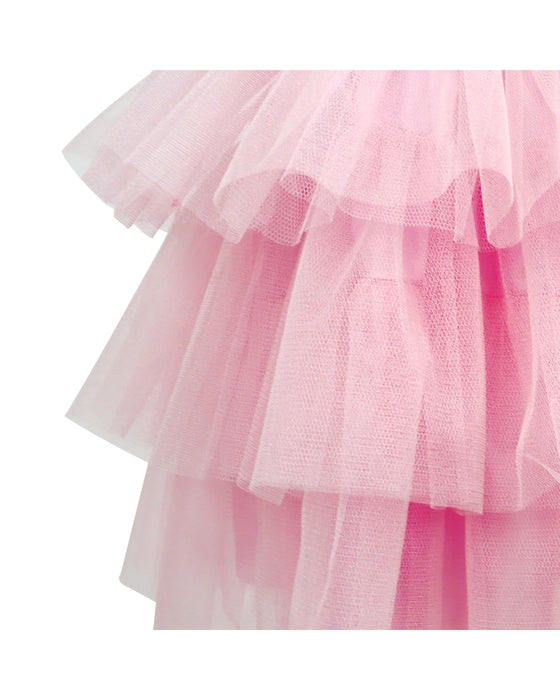 Pink Poppy Claris Fashion Tulle Dress Pink Size 5-6