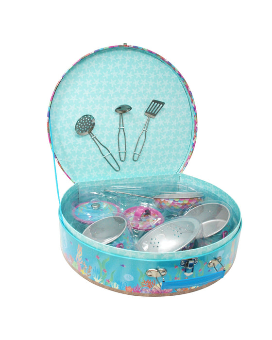 Pink Poppy Cooking Set Rainbow Mermaid