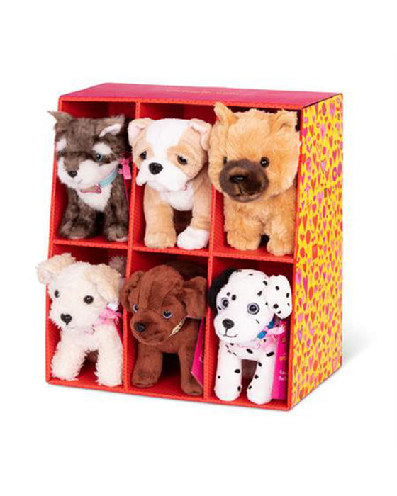 Our Generation 6 Inch Plush Standing Pups - Assorted