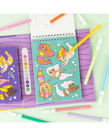 Tiger Tribe Colour by Numbers Mermaids and Friends