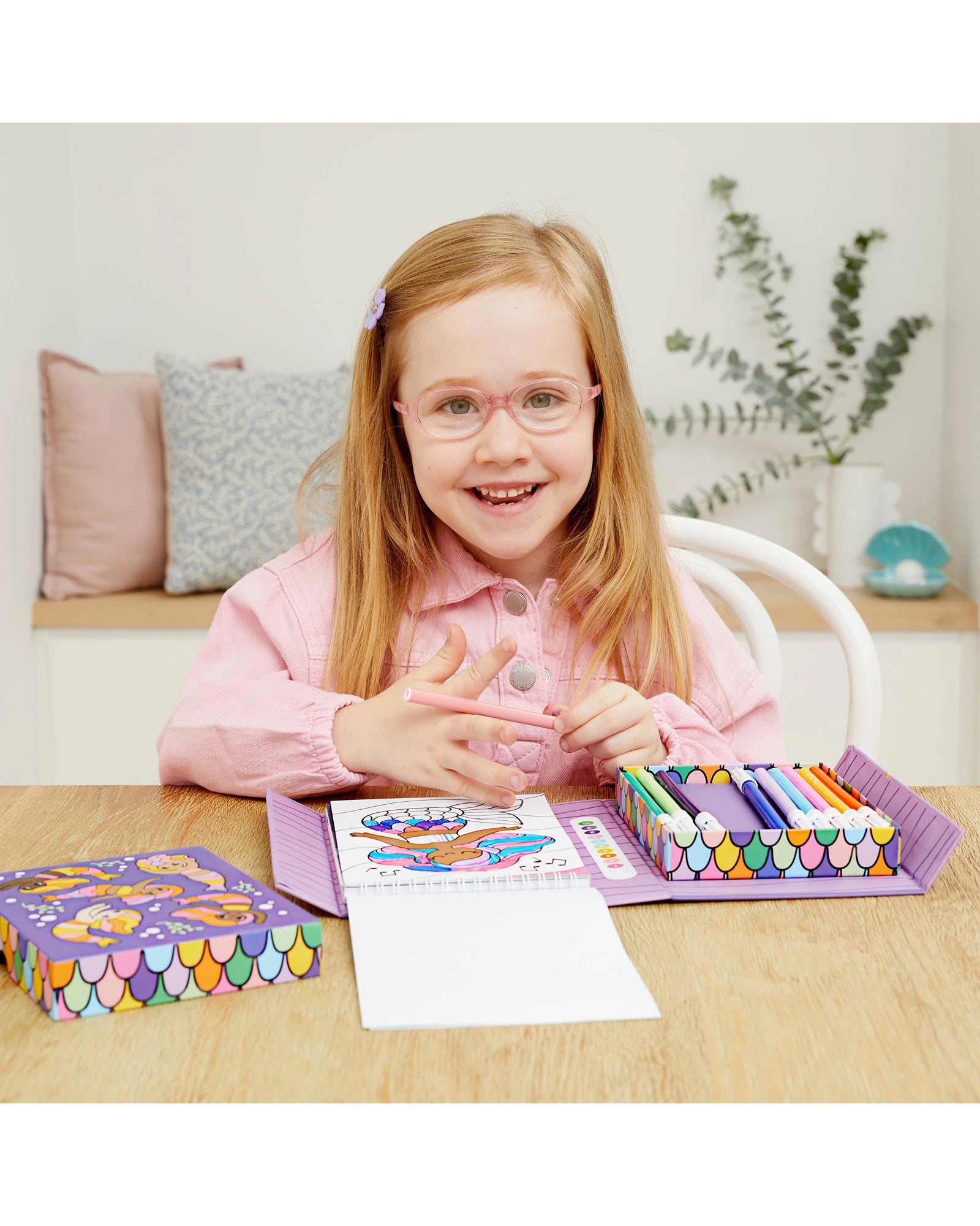 Tiger Tribe Colour by Numbers Mermaids and Friends