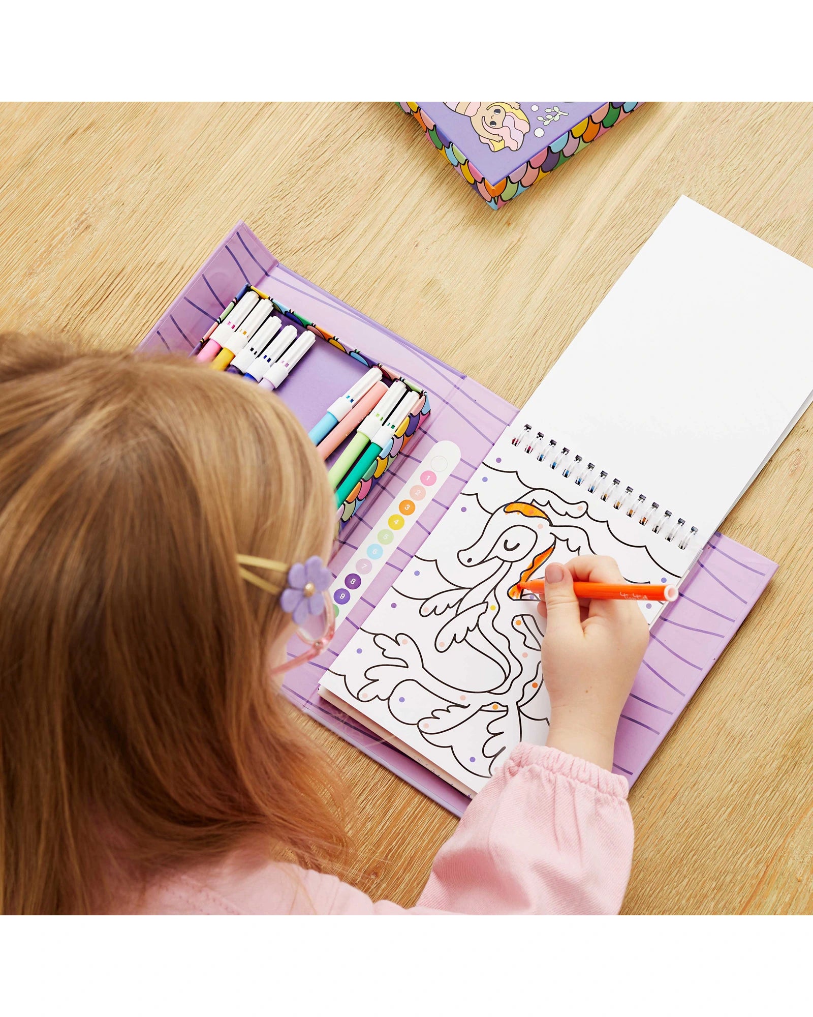 Tiger Tribe Colour by Numbers Mermaids and Friends