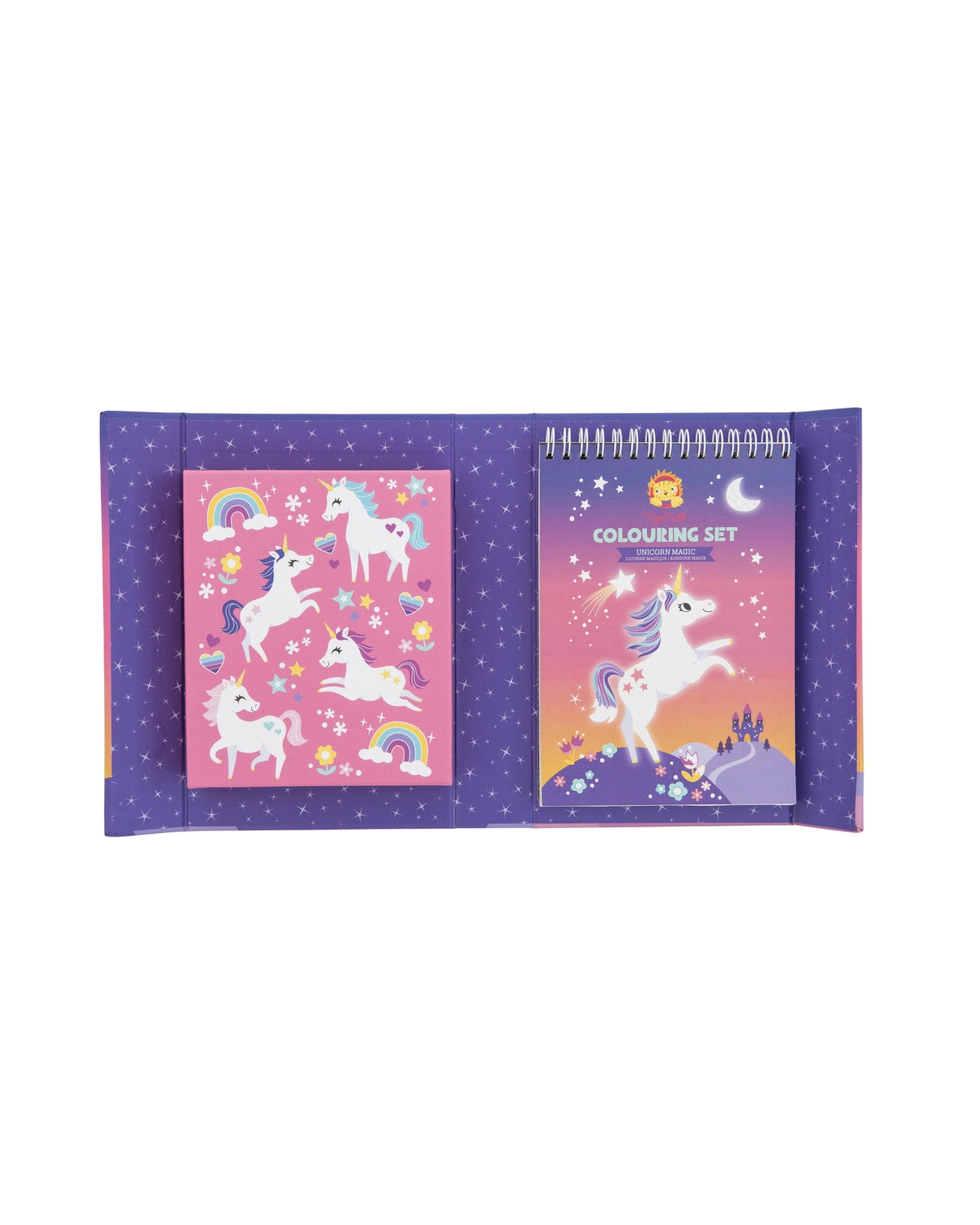 Tiger Tribe Colouring Set Unicorn Magic