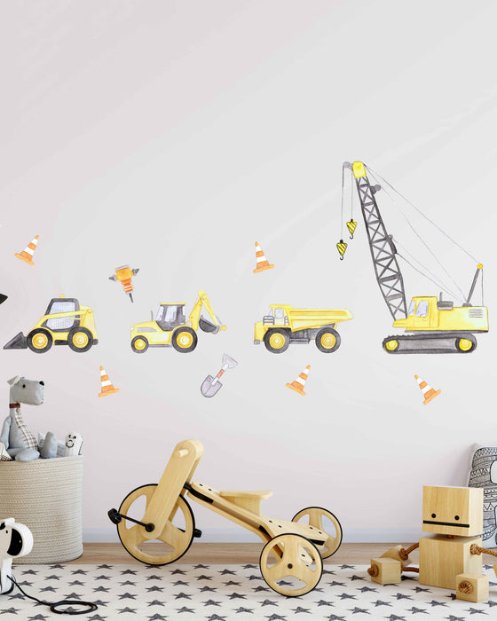 Construction Set Wall Decals