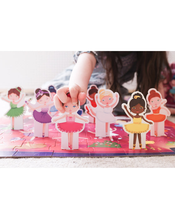 Sassi 3D Puzzle And Book Learn Colours Ballerinas