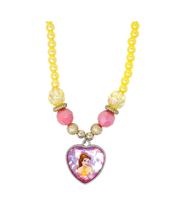 Pink Poppy Necklace and Bracelet Set Disney Princess Belle