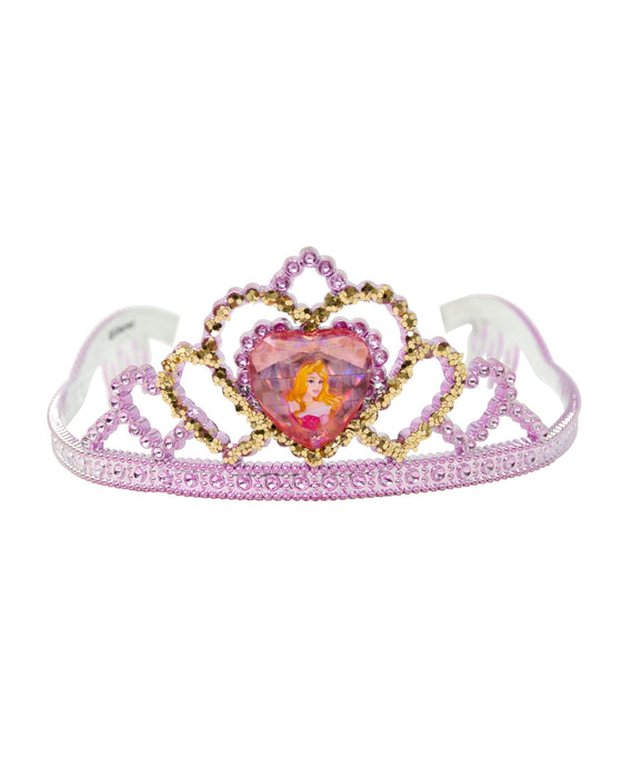 Pink Poppy Crown Princess Aurora