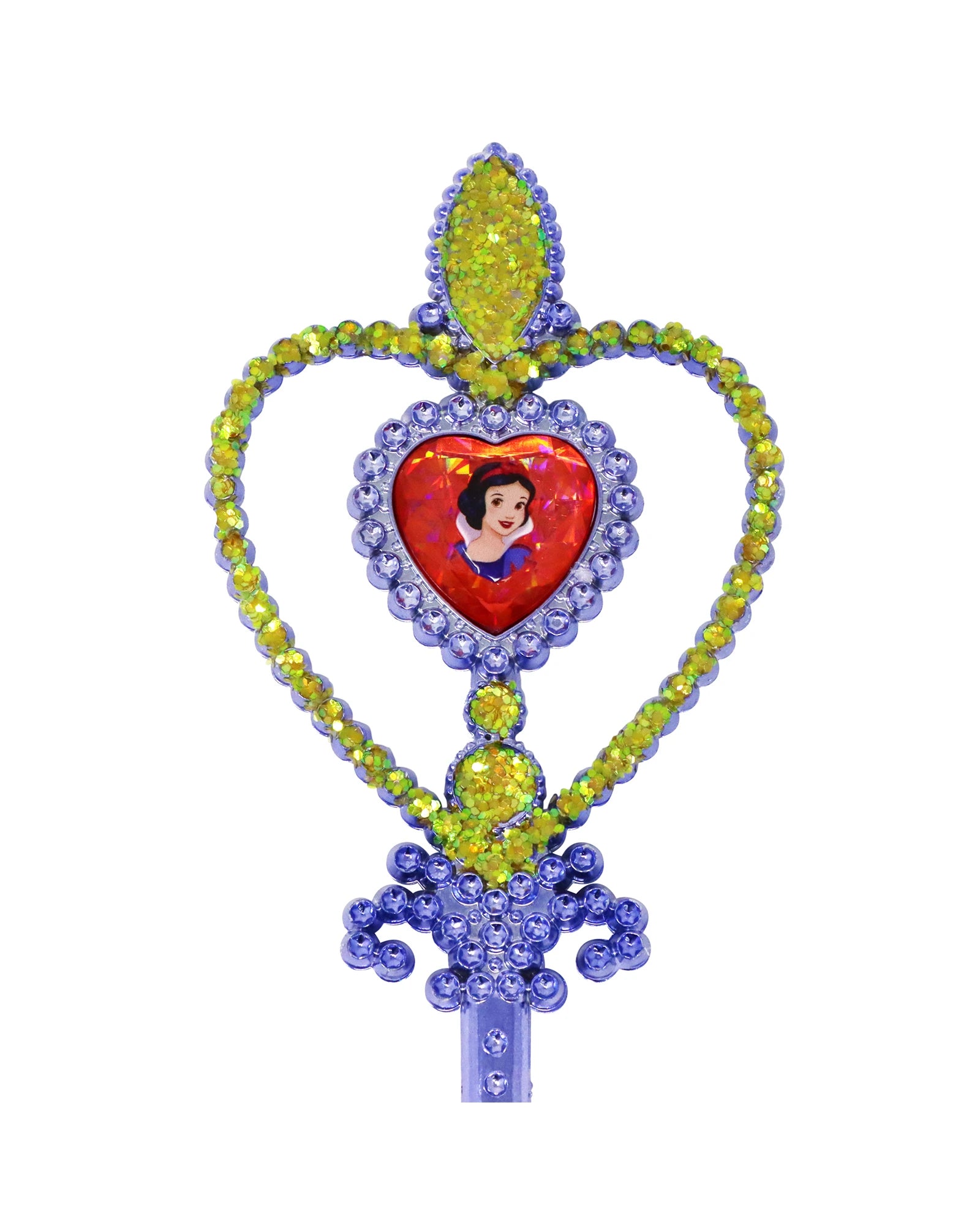 Pink Poppy Disney Snow White Heart Gemstone and Glitter Wand