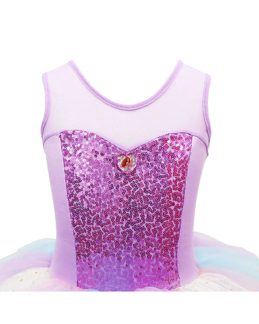 Pink Poppy Disney The Little Mermaid Sparkle Tiered Tutu Dress Age 5-6