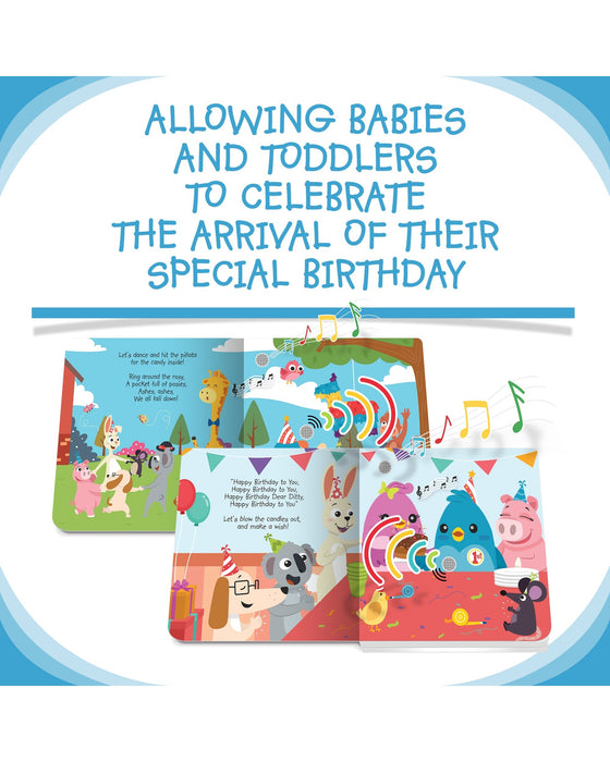 Ditty Bird Happy Birthday Board Book - Kidstuff