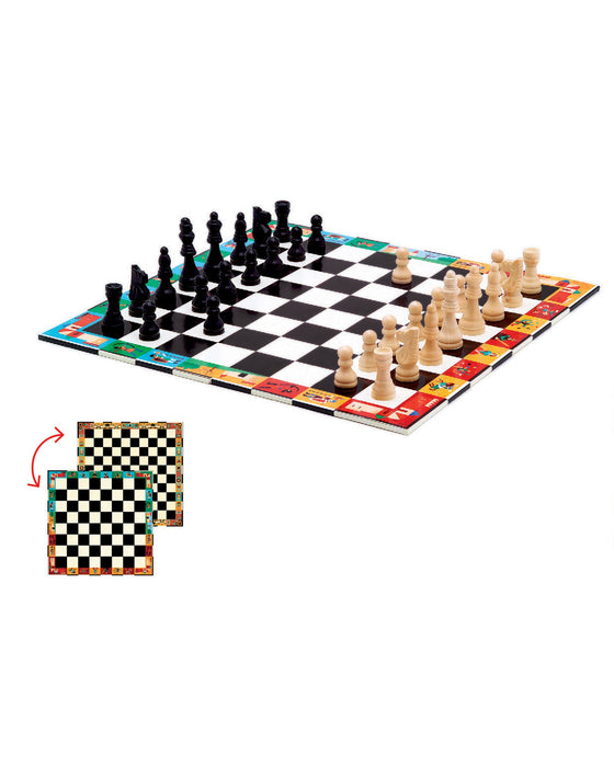 Djeco Chess Checkers Game