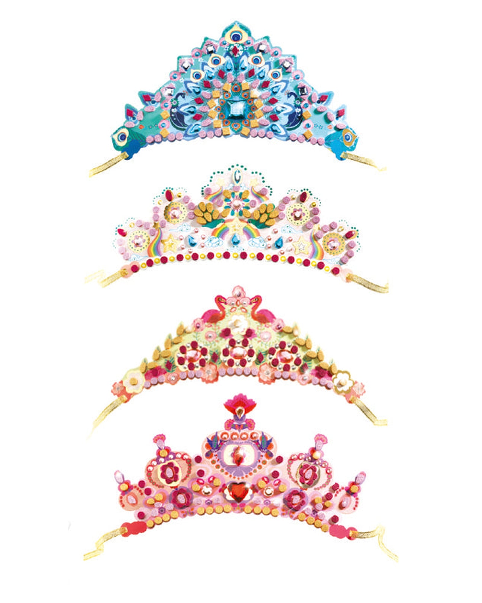 Djeco Do It Yourself Like A Princess Tiaras