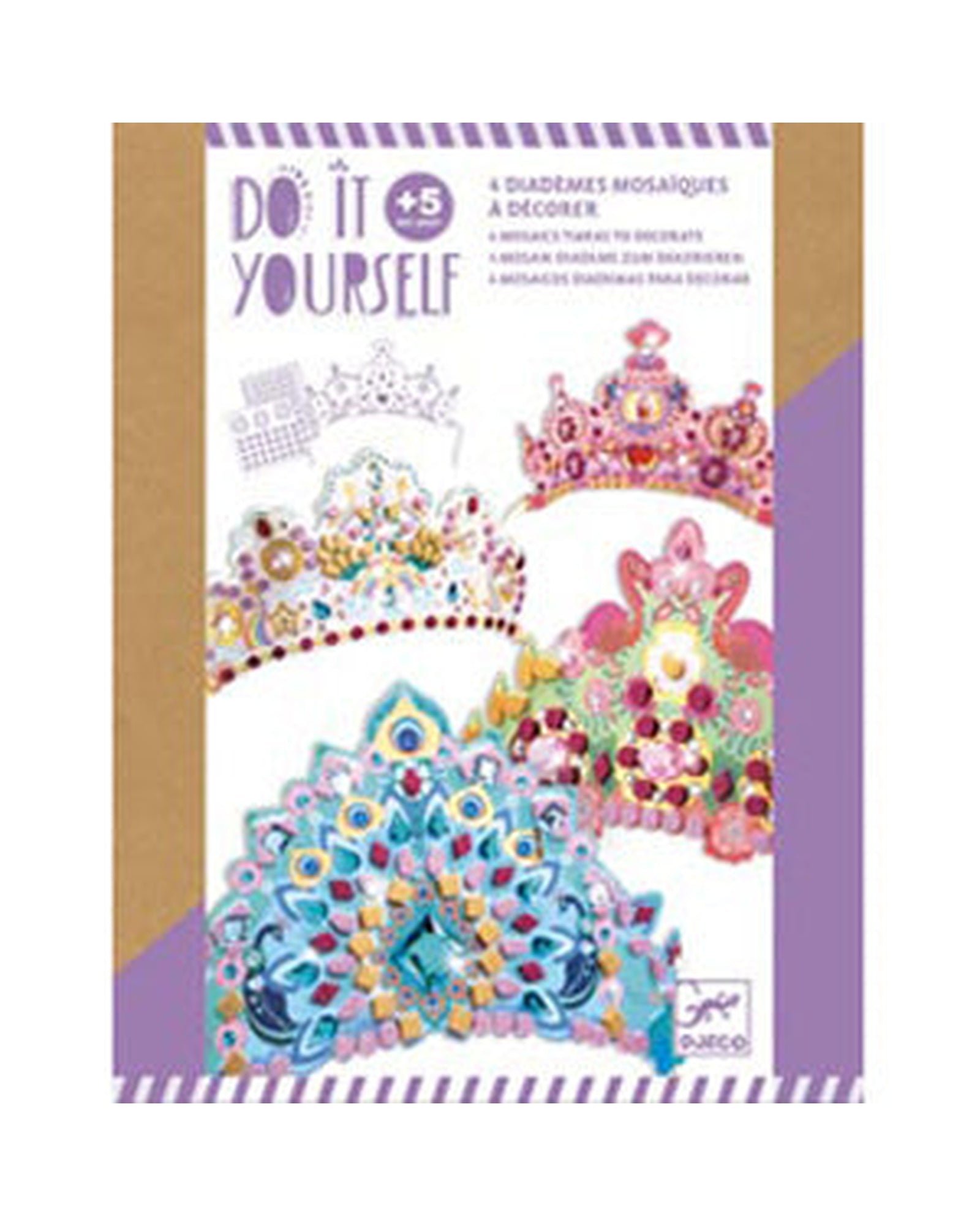 Djeco Do It Yourself Like A Princess Tiaras