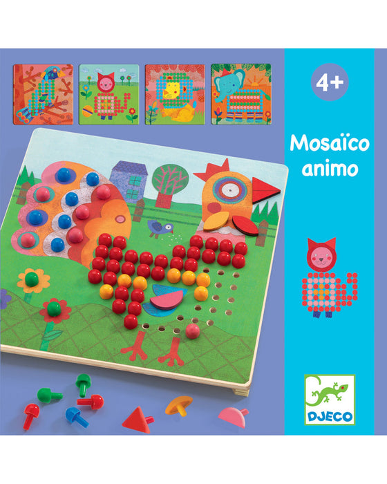 Djeco Animo Mosaico Peg Board