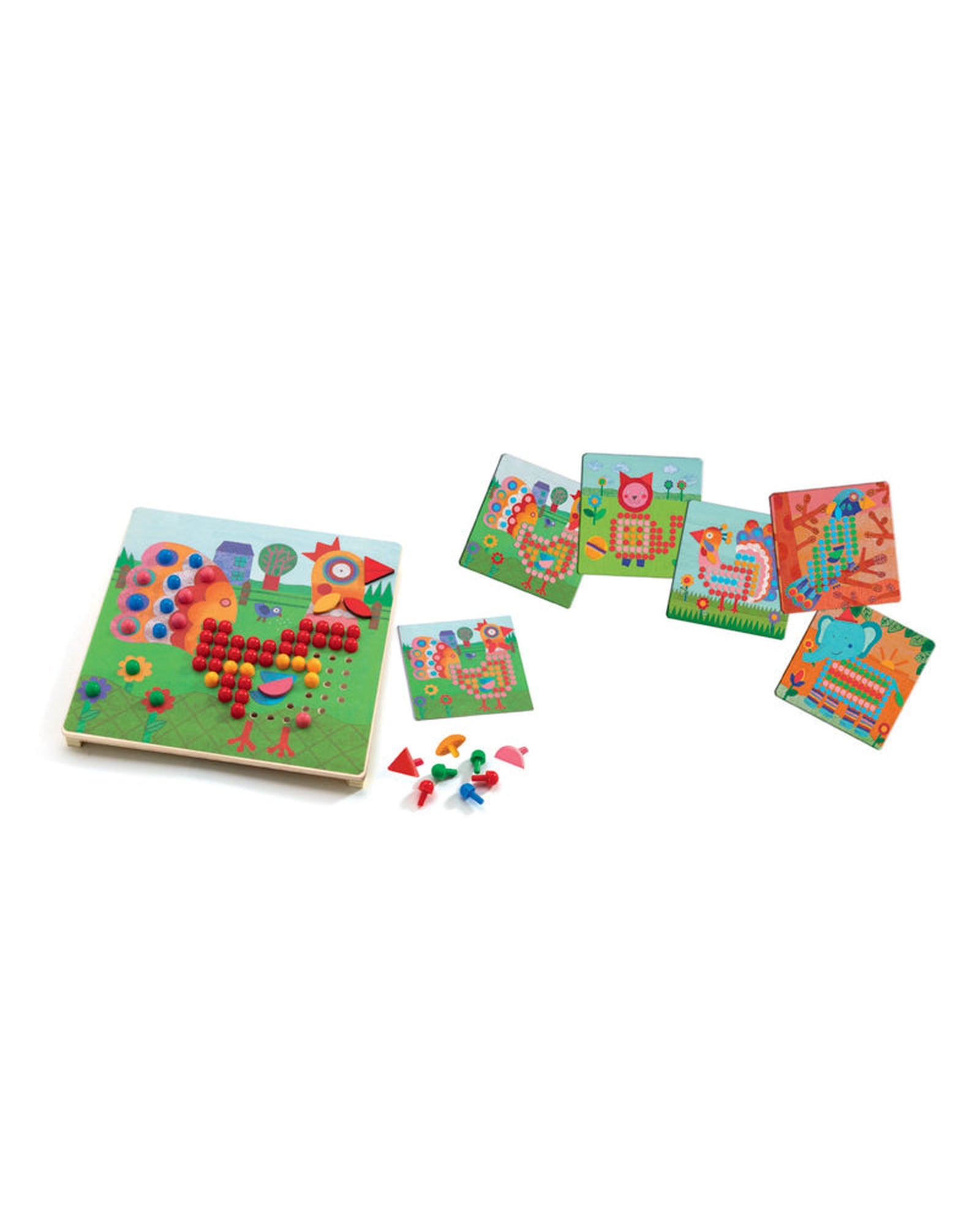 Djeco Animo Mosaico Peg Board