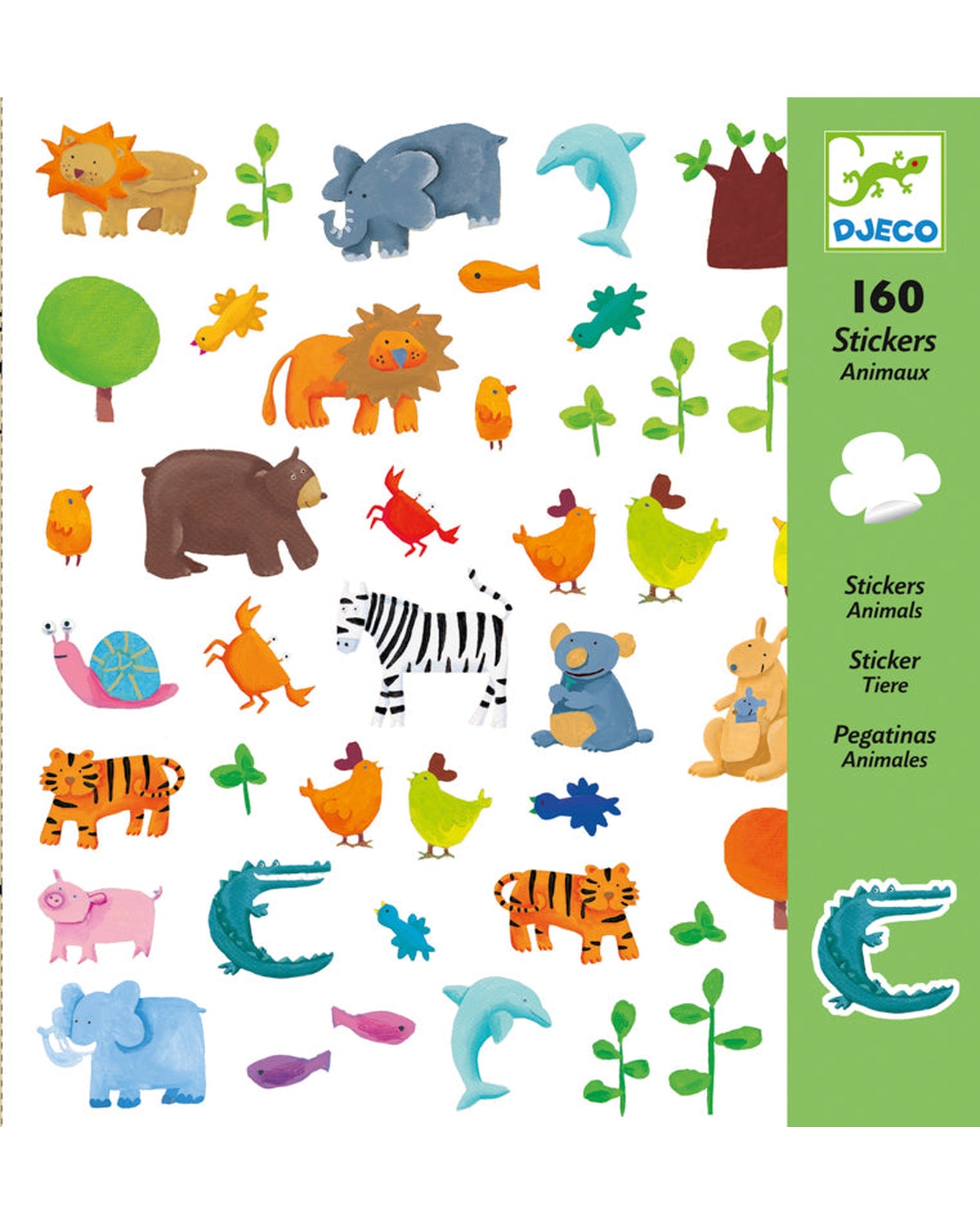 Djeco Animals Stickers