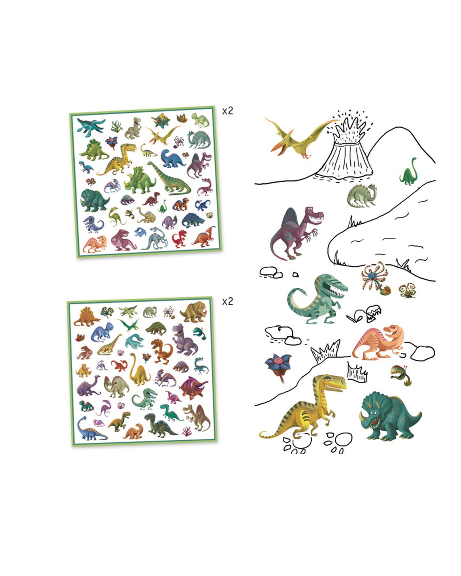 Djeco Dinosaur Stickers