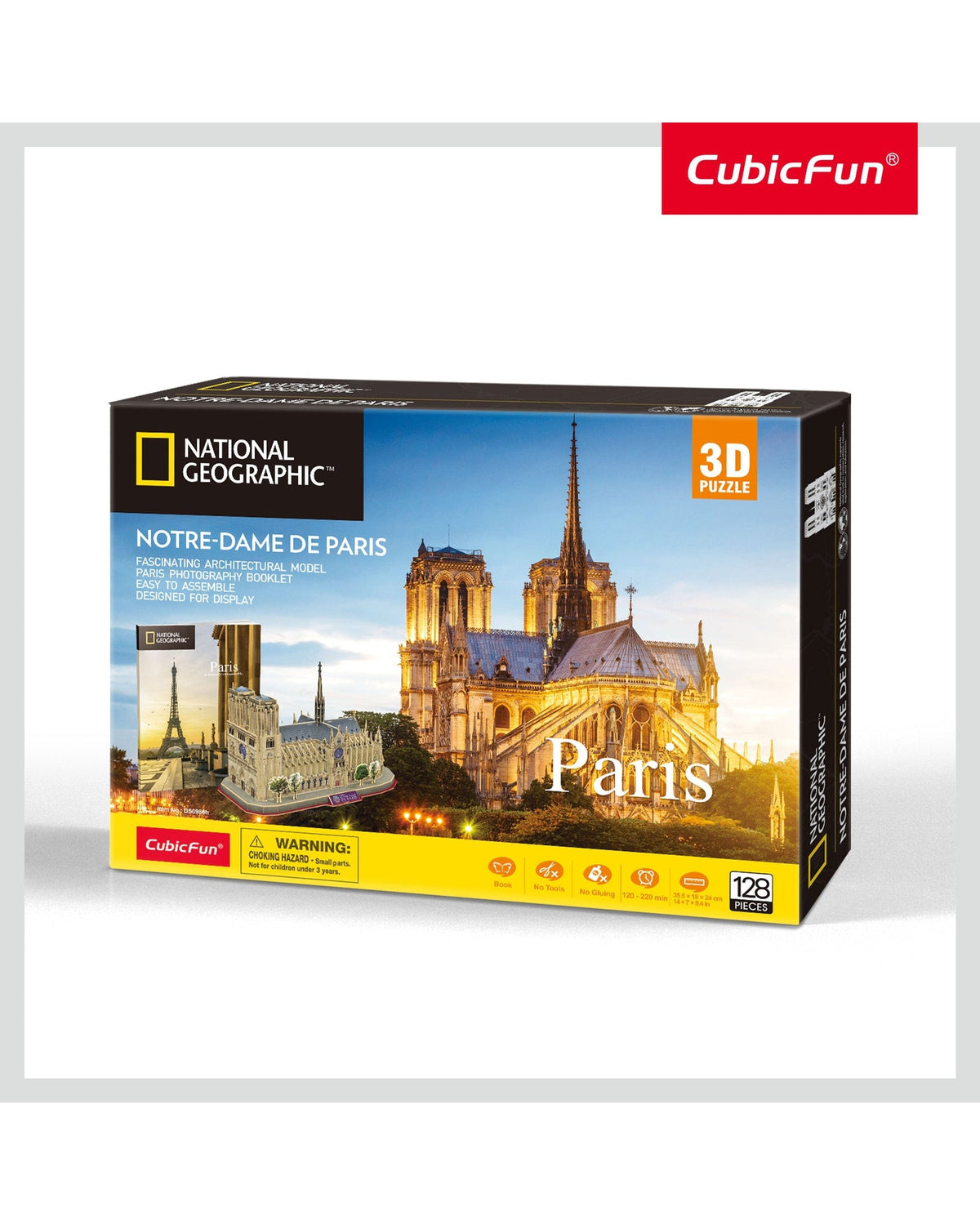 Schaap discretie inhalen National Geographic 3D Puzzle Notre Dame 128PC — Kidstuff