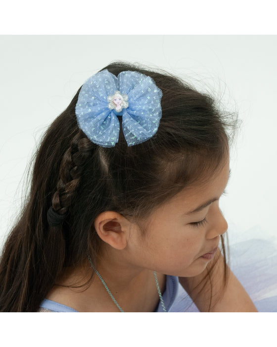 Pink Poppy Frozen 2 Elsa Sparkling Hair Bow