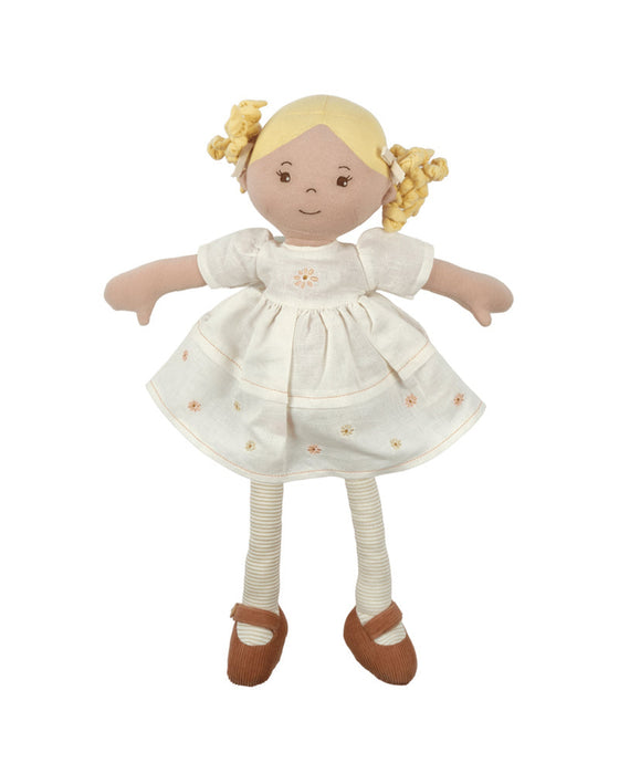 Priscy Linen Doll with Blonde Hair Swingtag