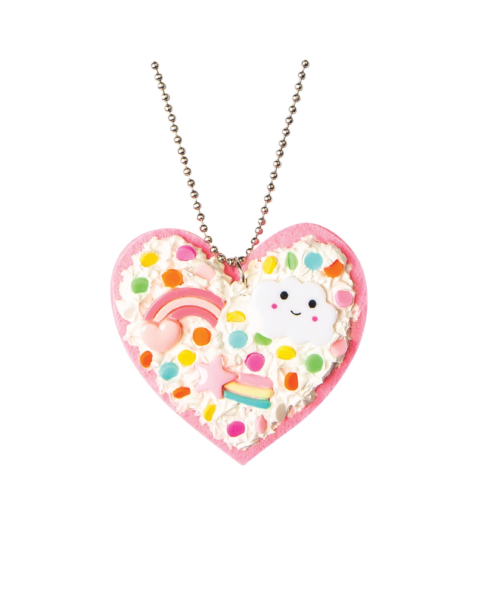 Claire's online heart necklace