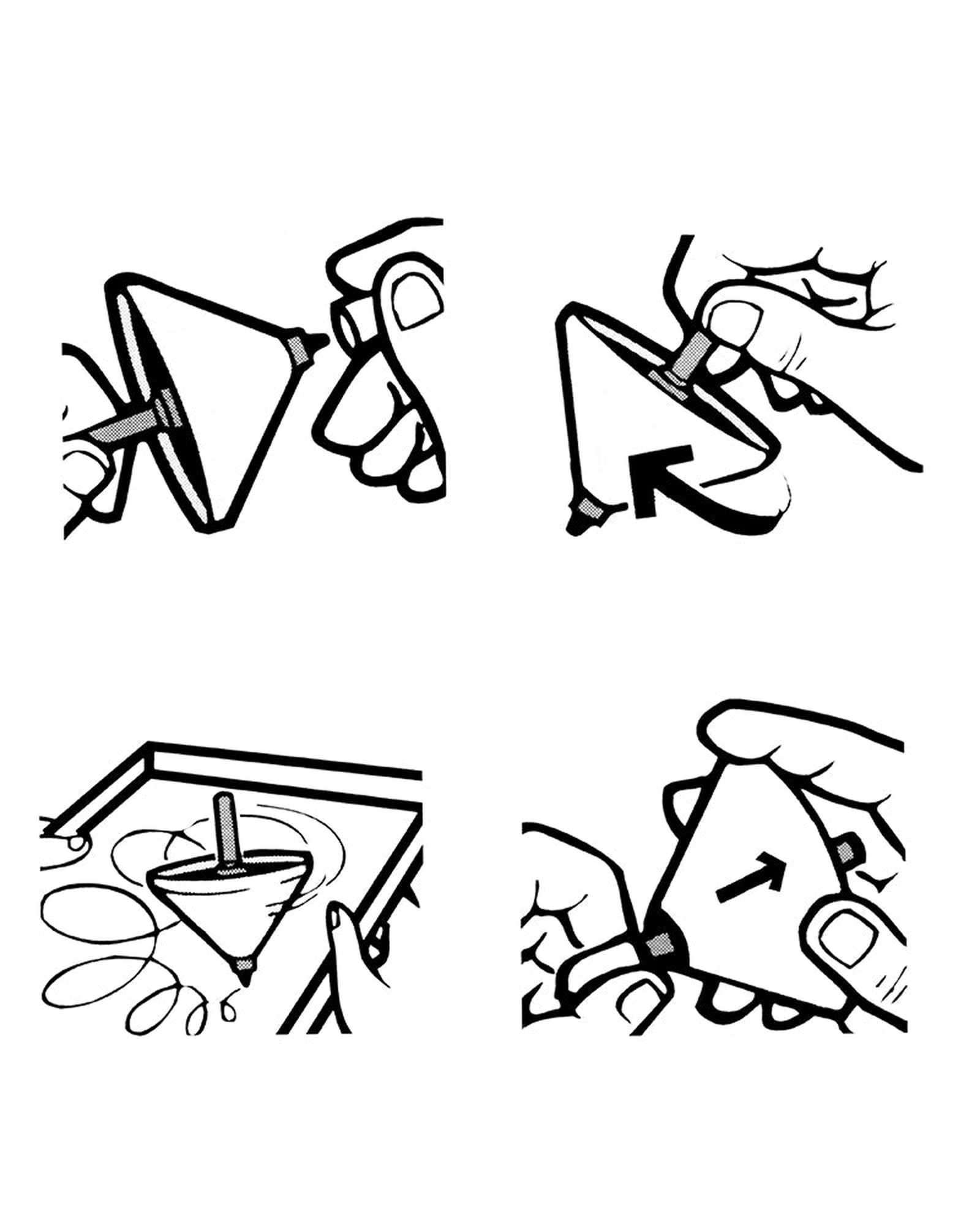 Doodle Tops Single - Assorted