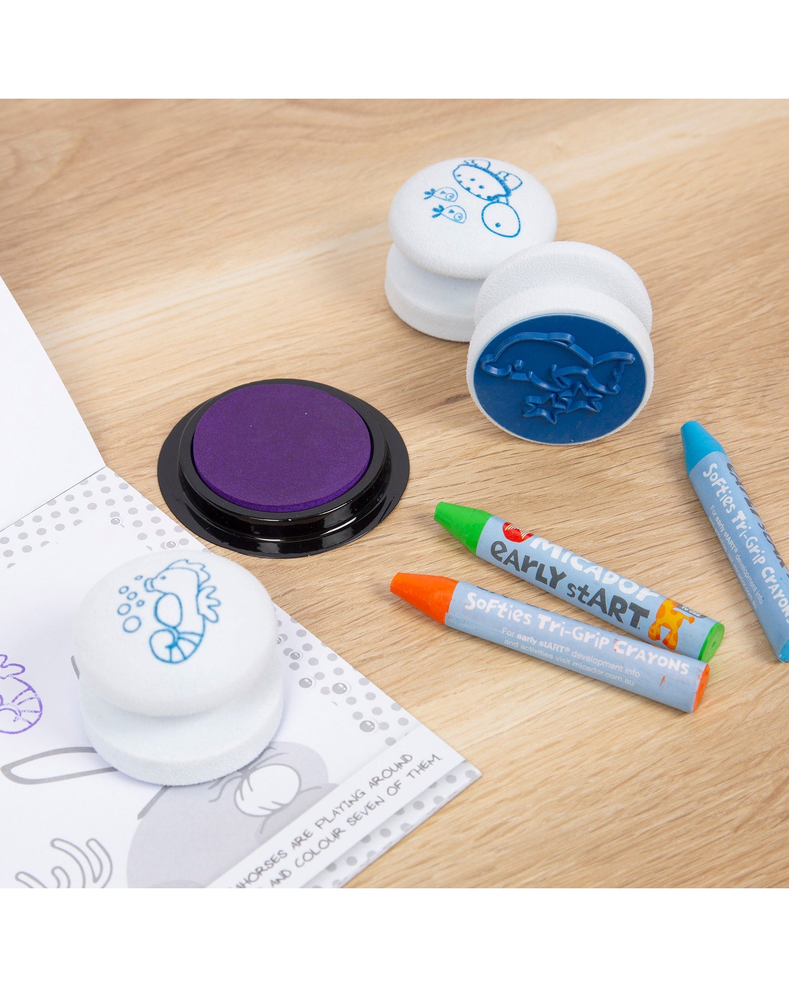 early stART Stamp Colour Mini Sea
