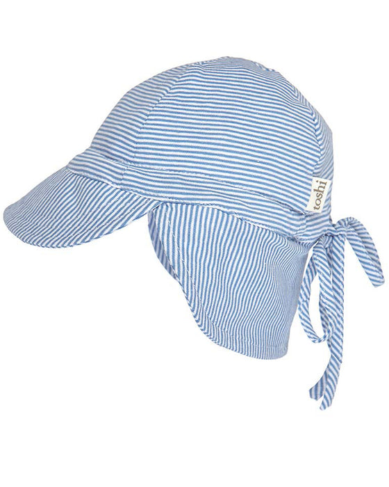 Toshi Flap Cap Baby Sky Small