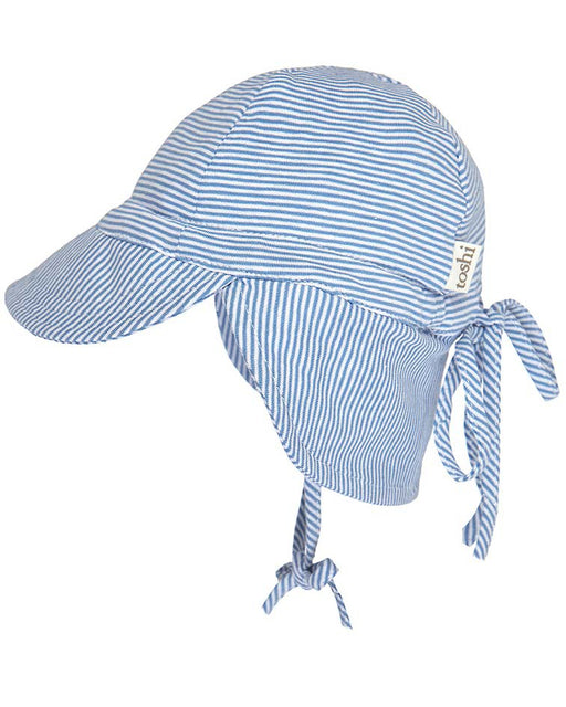Toshi Flap Cap Baby Sky Small