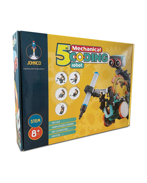 5 in 1 Mechanical Coding Robot