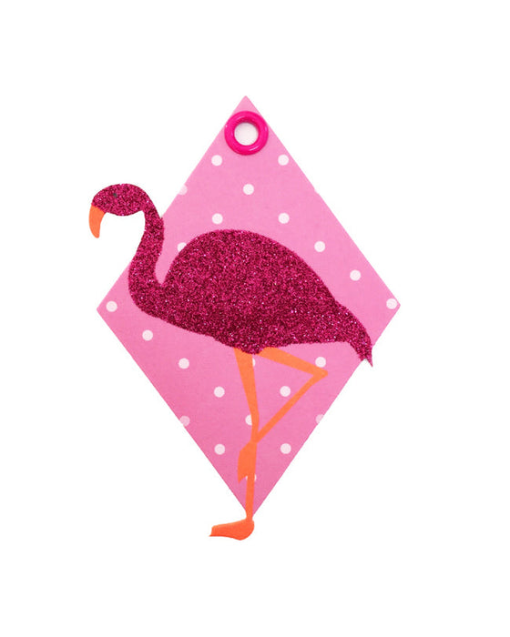 Candlebark Flamingo Tag