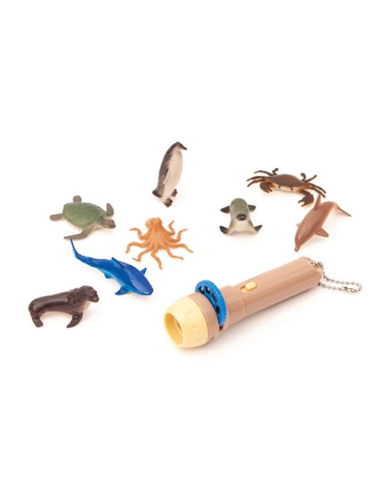 Zoo Crew Ocean Animals with Projector Torch
