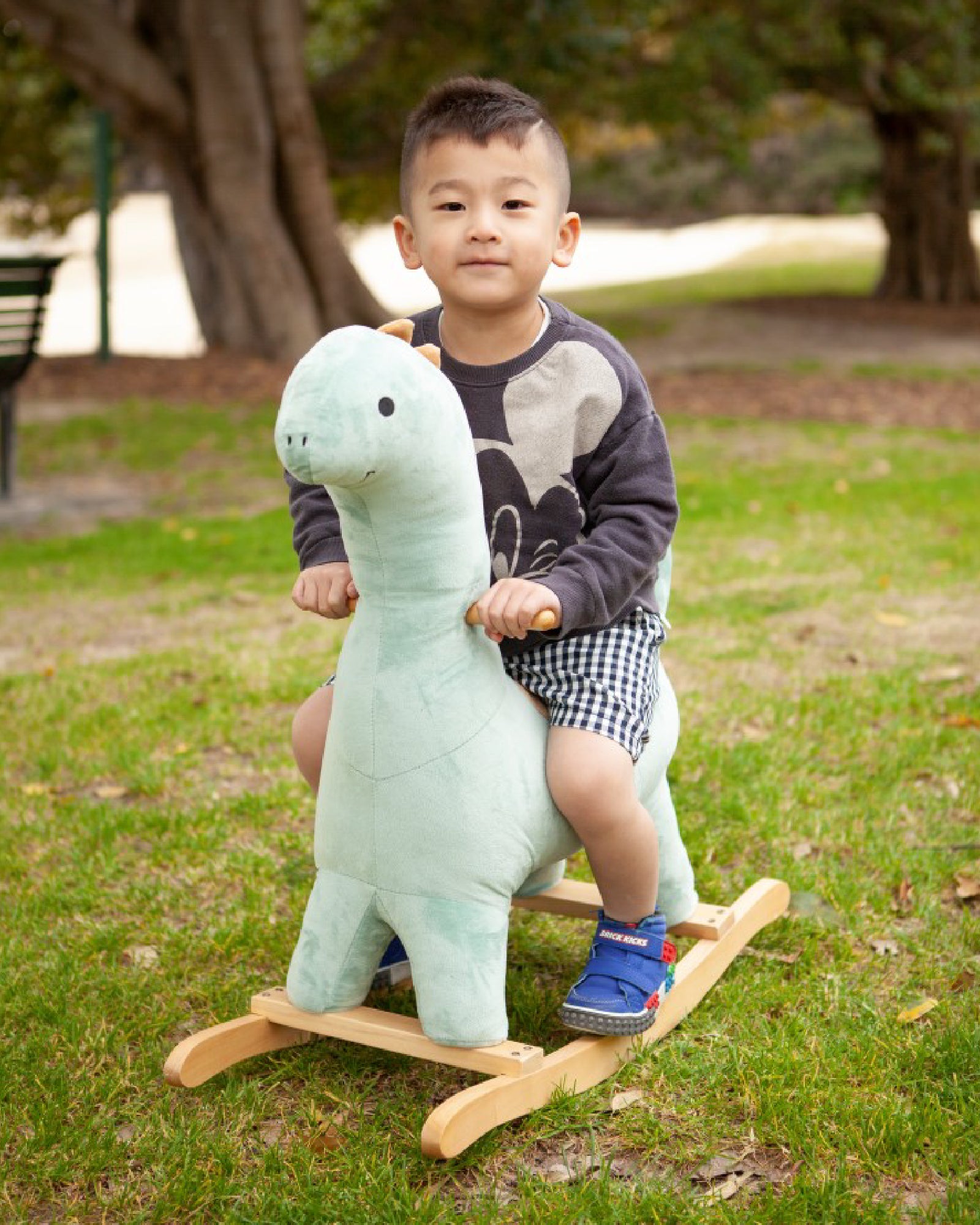 Rocking Stegosaurus Green