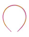 Pink Poppy Headband Sparkly Glitter Ombre