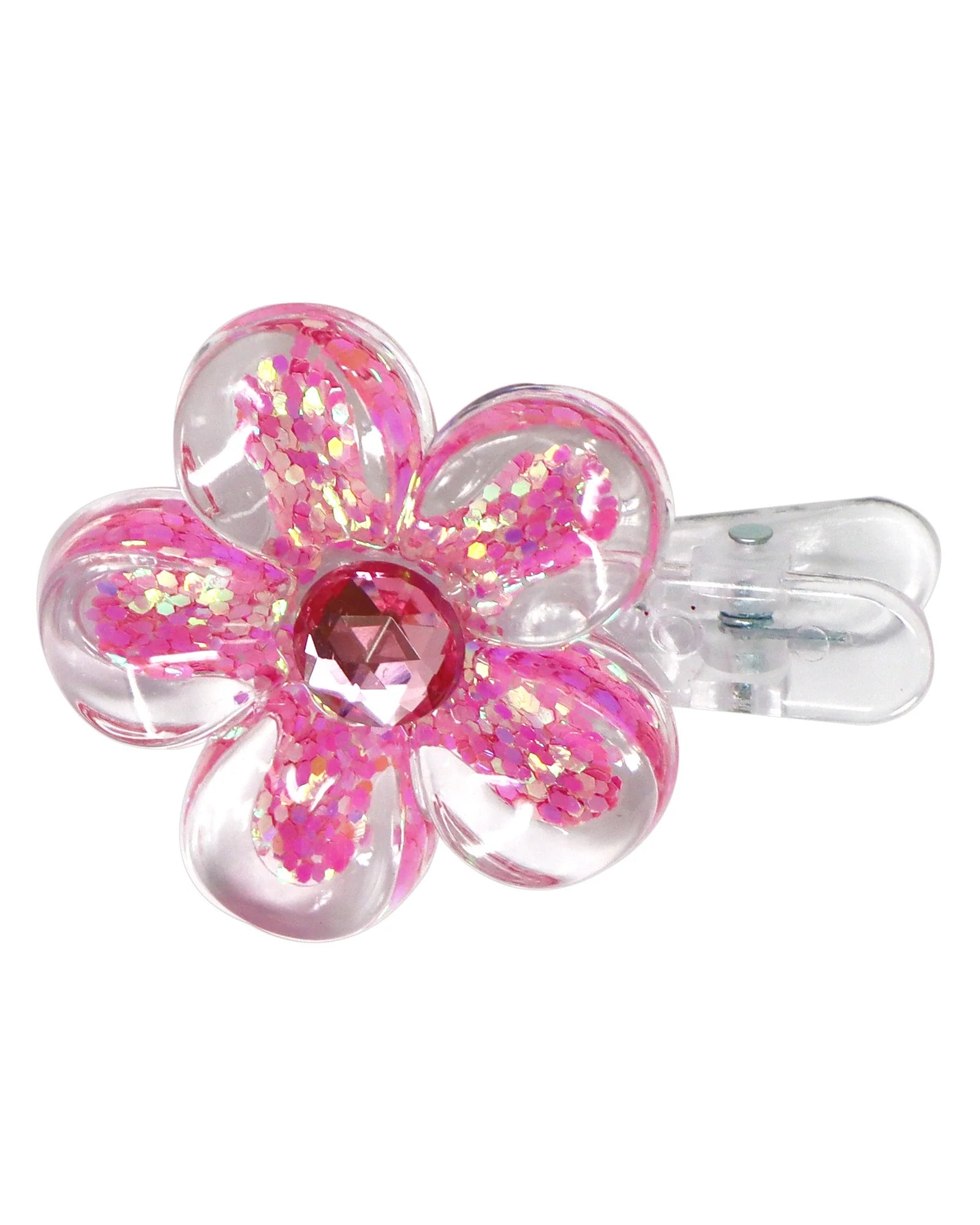 Pink Poppy Hairclip Daisy Sparkle