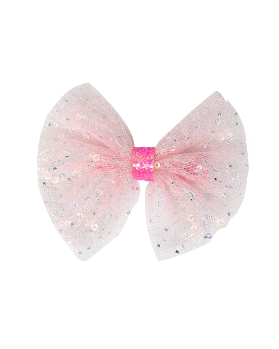 Pink Poppy Hairclip Moonlight Ballet Bow Hair