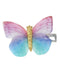 Pink Poppy Hairclip Butterfly Burst