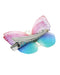 Pink Poppy Hairclip Butterfly Burst