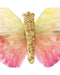 Pink Poppy Hairclip Butterfly Burst