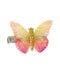 Pink Poppy Hairclip Butterfly Burst