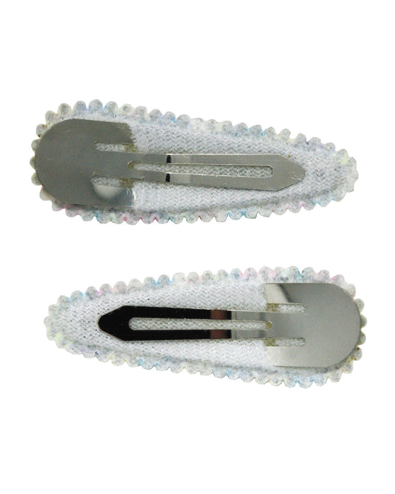Pink Poppy Mermaid Sequin Snap Clips