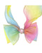 Pink Poppy Rainbow Butterfly Bow Hairclip