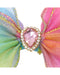 Pink Poppy Rainbow Butterfly Bow Hairclip