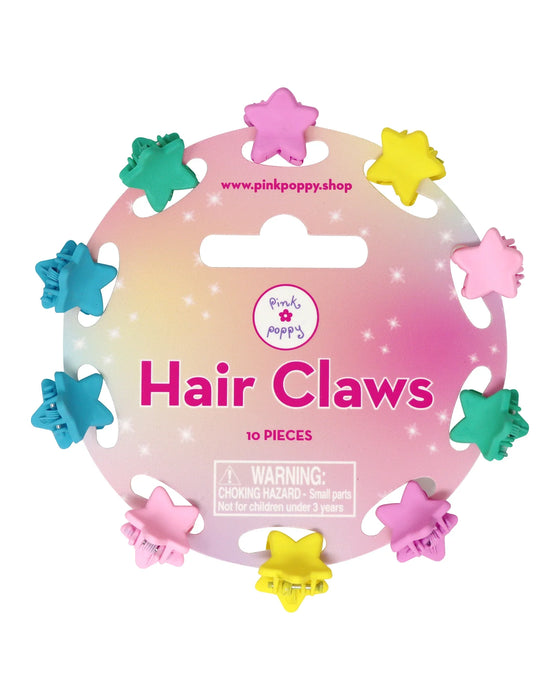 Pink Poppy Hairclip Star