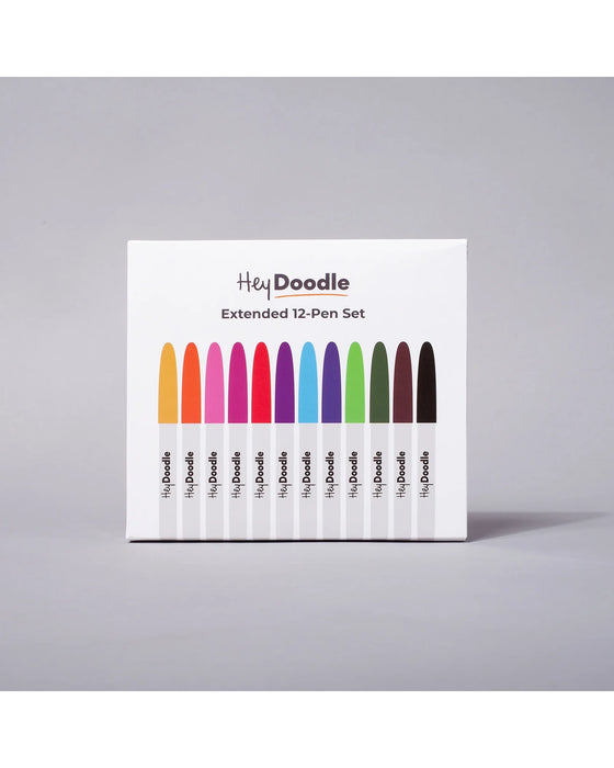 HeyDoodle 12 Pens Set Standard tip